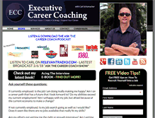 Tablet Screenshot of executive-careercoaching.com